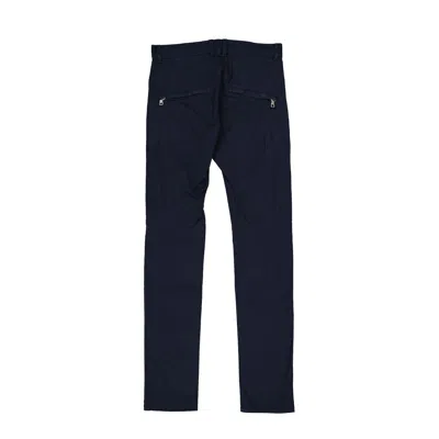 Balmain Belt-loop Casual Pants In Blue