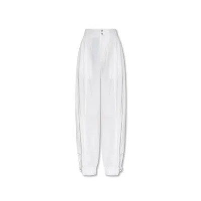 Bottega Veneta Loose-fitting Trousers In White