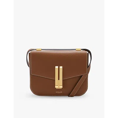 Demellier Womens The Vancouver Leather Cross-body Bag Tan