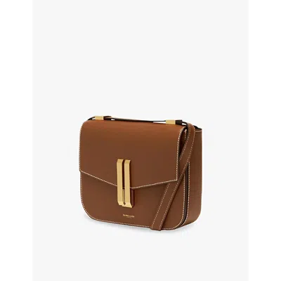 Demellier Womens The Vancouver Leather Cross-body Bag Tan