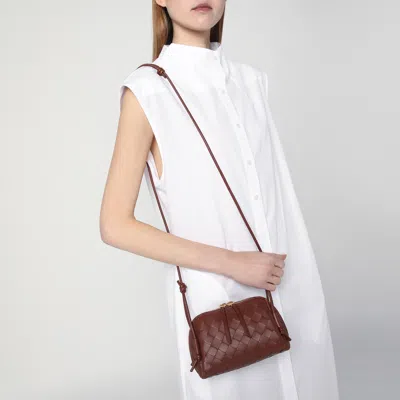 Bottega Veneta Women Brown Plaited Concert Clutch Bag