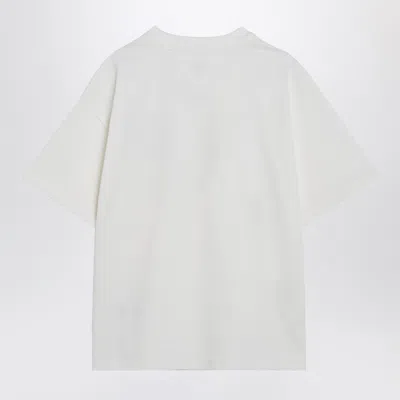 Bottega Veneta Womens Chalk Patch-pockets Relaxed-fit Cotton-jersey T-shirt Xl In White