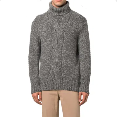 Brunello Cucinelli Man Turtleneck Grey Size 46 Cashmere In Gray