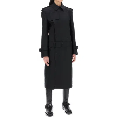 Burberry Blend Silk Trench Coat Women