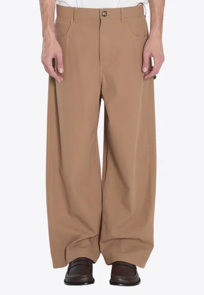 Loewe Men Cotton Carpenter Trousers