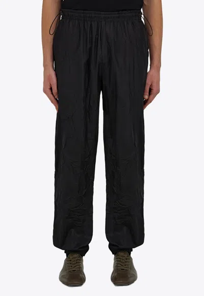 Ferragamo Logo Patch Drawstring Track Pants