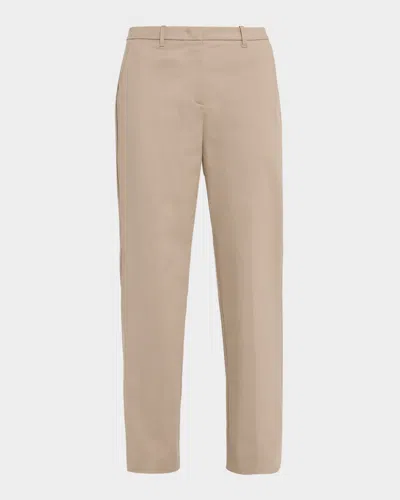 Emporio Armani Cotton Couture Straight-leg Trousers