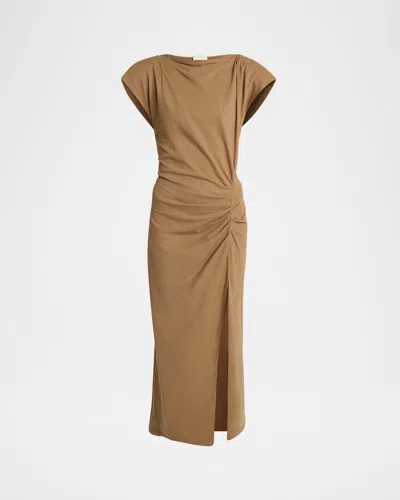 Isabel Marant Marant Nadela Long Dress In Brown