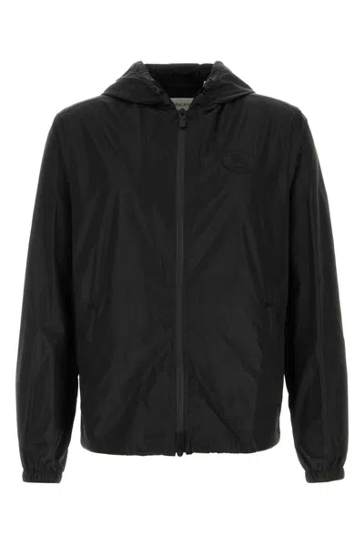 Burberry Black Newport Jackets In Black