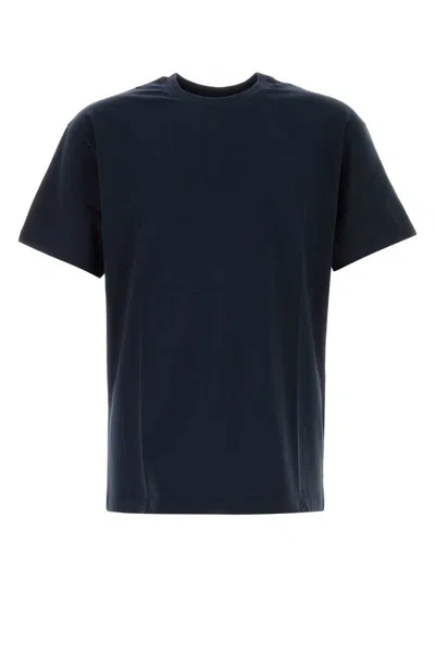 Givenchy Navy Cotton T-shirt With Bold White Logo Print In Blue
