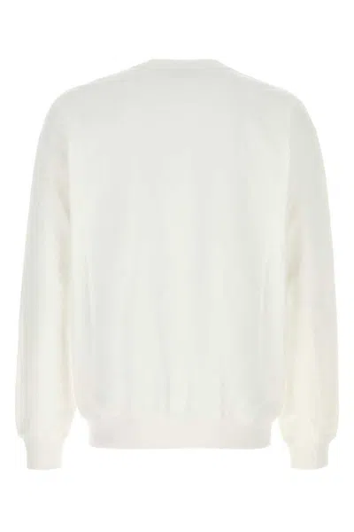 Gucci Cotton Crew Neck Sweatshirt In White