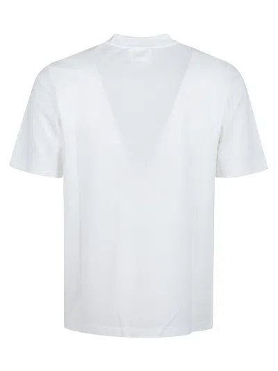 C.p. Company Logo-print Cotton T-shirt In White