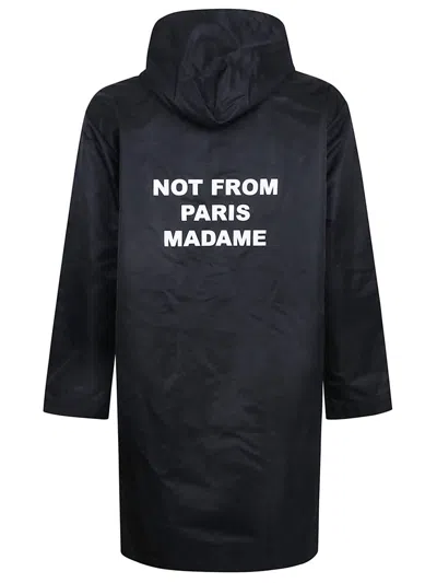 Drôle De Monsieur Slogan Parka In Blue