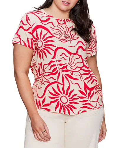 Sanctuary Plus The Perfect Tee In Red
