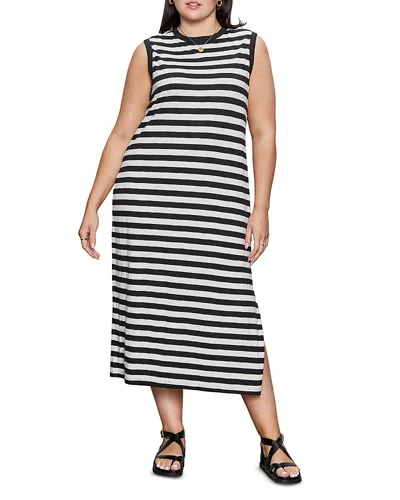 Sanctuary Plus Maxi Dress In Multi