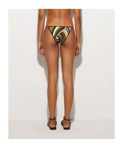 Pucci Iride Elasticated Waistband Bikini Sets In Multi