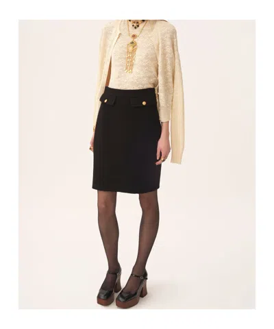 Chloé Straight Skirt In Black