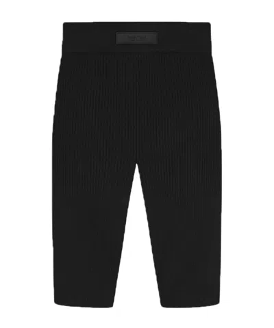 Essentials Logo Patch Shorts In Black