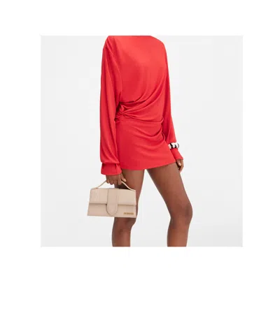 Jacquemus Le Grand Bambino Leather Crossbody Bag