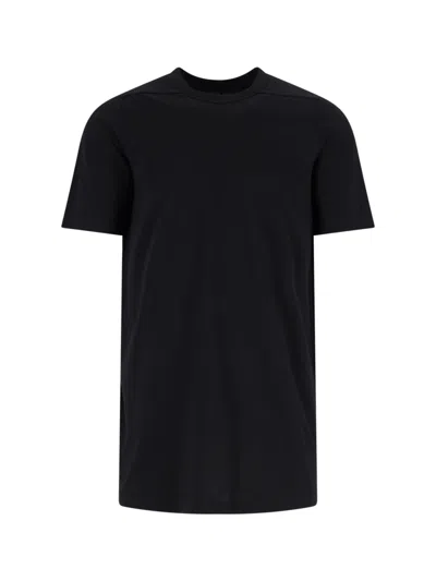 Rick Owens Crew-neck Cotton T-shirt In Black