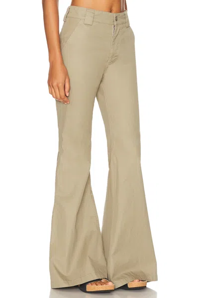 Balenciaga Flared Pant In Neutral