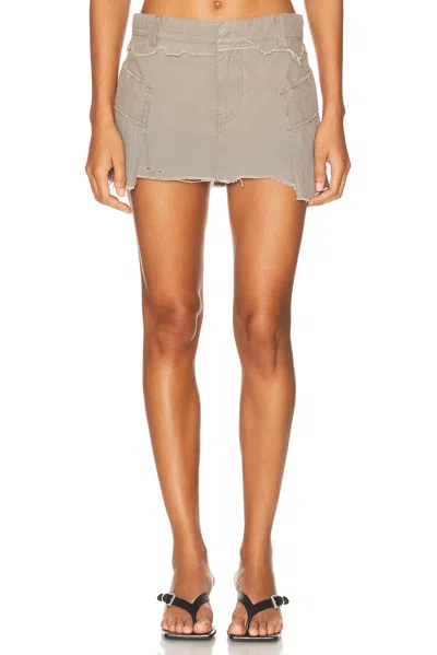 Balenciaga Cargo Mini Skirt In Gray