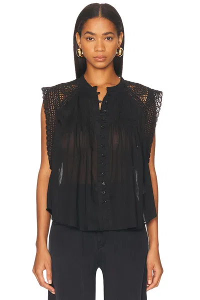 Isabel Marant Étoile Gresia Top In Black