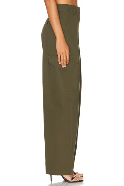 Givenchy Cotton-wool Cocoon Cargo Trousers In Green