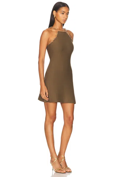 Cult Gaia Prati Knit Dress In Brown
