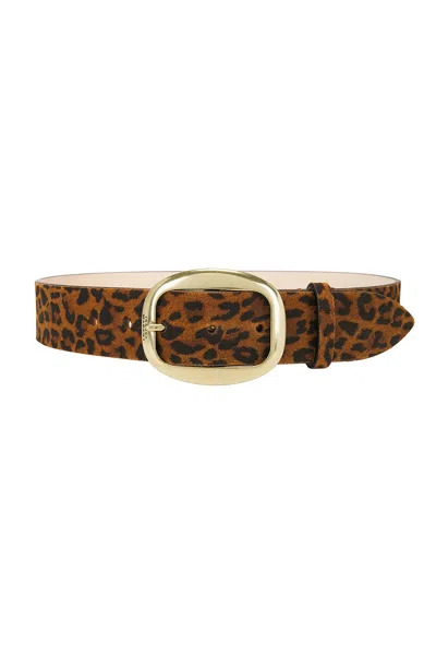Isabel Marant Dara Leopard-print Suede Belt