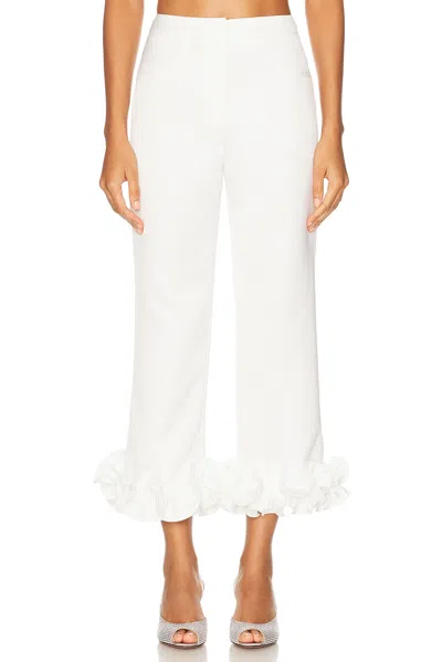 Ila Gemma Voluminous Detailed Trouser In White