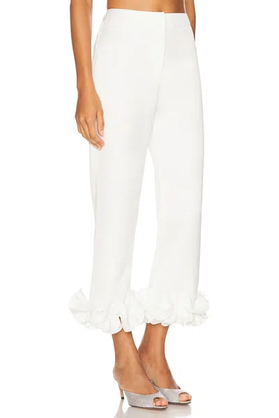 Ila Gemma Voluminous Detailed Trouser In White