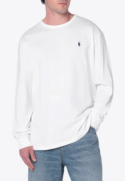 Polo Ralph Lauren Polo Pony-embroidered Cotton T-shirt In White