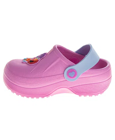 Sesame Street Toddler Girls Abby Caddaby Dual Sizes Clogs In Pink