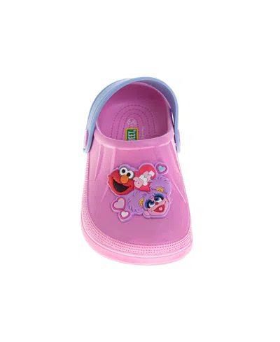 Sesame Street Toddler Girls Abby Caddaby Dual Sizes Clogs In Pink