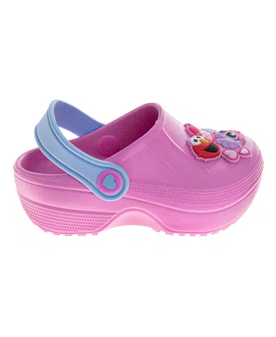 Sesame Street Toddler Girls Abby Caddaby Dual Sizes Clogs In Pink