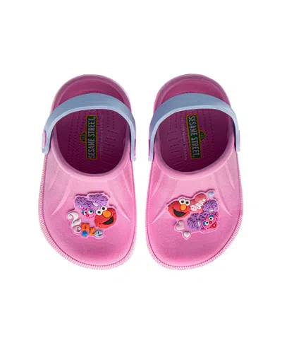 Sesame Street Toddler Girls Abby Caddaby Dual Sizes Clogs In Pink