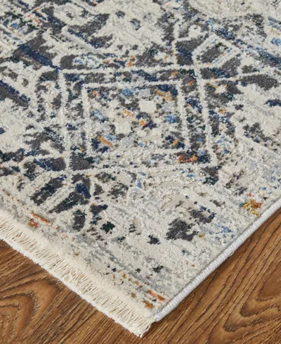 Feizy Kaia 39huf 7'10"x9'6" Area Rug In Gray
