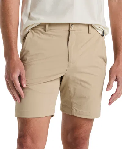 Perry Ellis Men's Stretch Solid Tech Short In Neutral