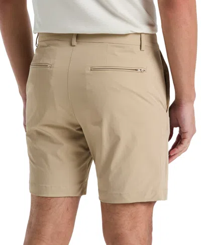 Perry Ellis Men's Stretch Solid Tech Short In Neutral