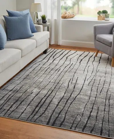 Feizy Kano 39lif 2'2"x3' Area Rug In Gray