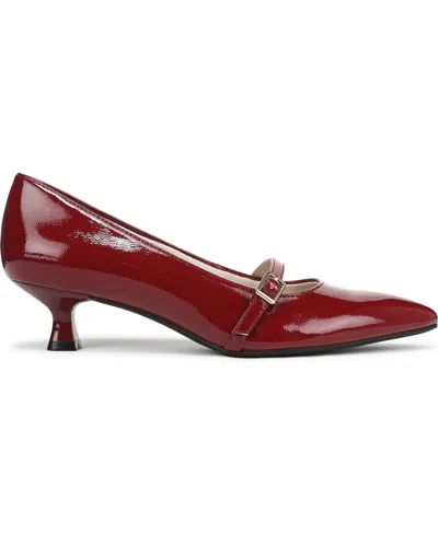Lifestride Madelyn Mary Jane Pointed Toe Kitten Heel Pump