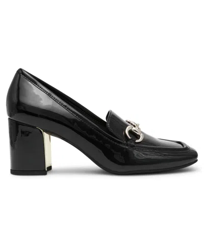 Anne Klein Women's Tobi Block Heel Tailored Pumps In Black