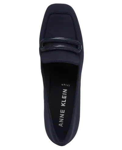 Anne Klein Women's Toni Stretch Block Heel Tailored Pumps