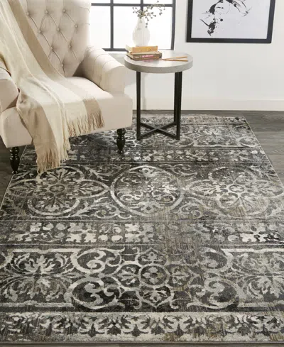 Feizy Kano 3871f 7'10"x10' Area Rug In Gray
