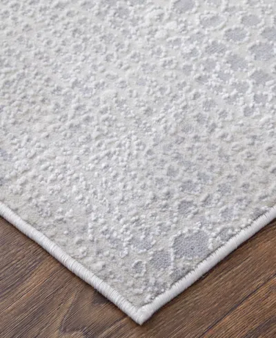 Feizy Prasad 39n8f 8'x11' Area Rug In Gray