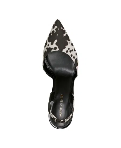 Marc Fisher Women's Hadya Pointy Toe Stiletto Slingback Pumps In Multi