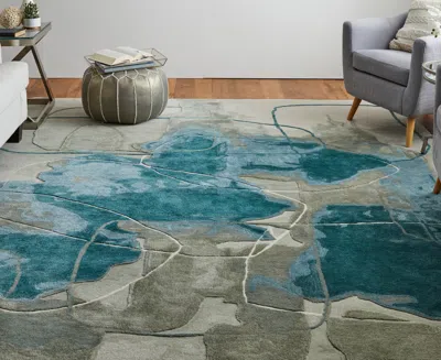 Feizy Anya 8885f 8'x10' Area Rug In Blue