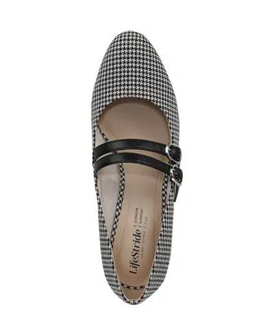 Lifestride Women's True Almond Toe Block Heel Mary Jane Pumps