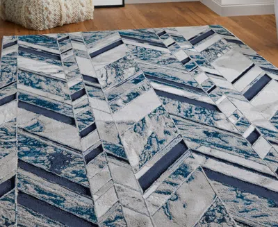 Feizy Indio Ind39h1f Area Rug, 8' X 10' In Blue